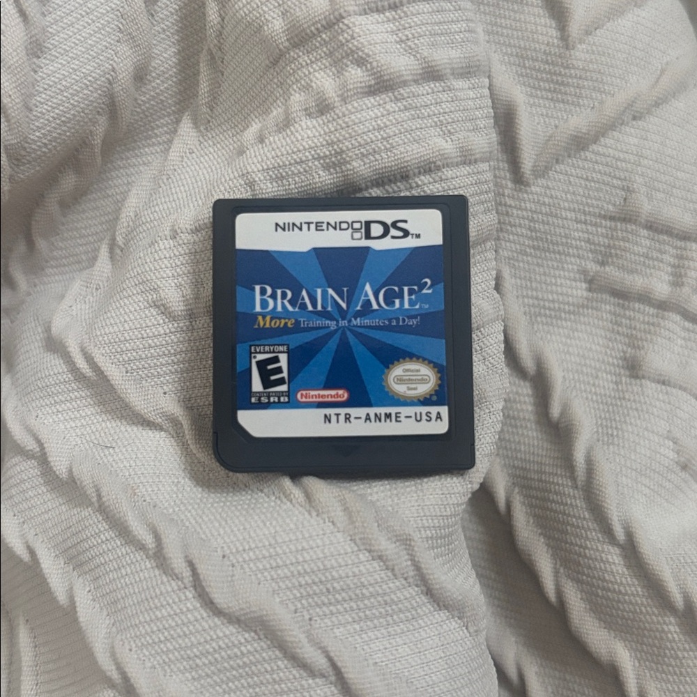 Nintendo DS Brain Age 2 Game Cartridge